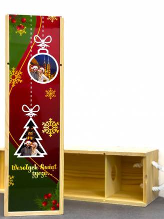 Pudełko na wino ze zdjęciem