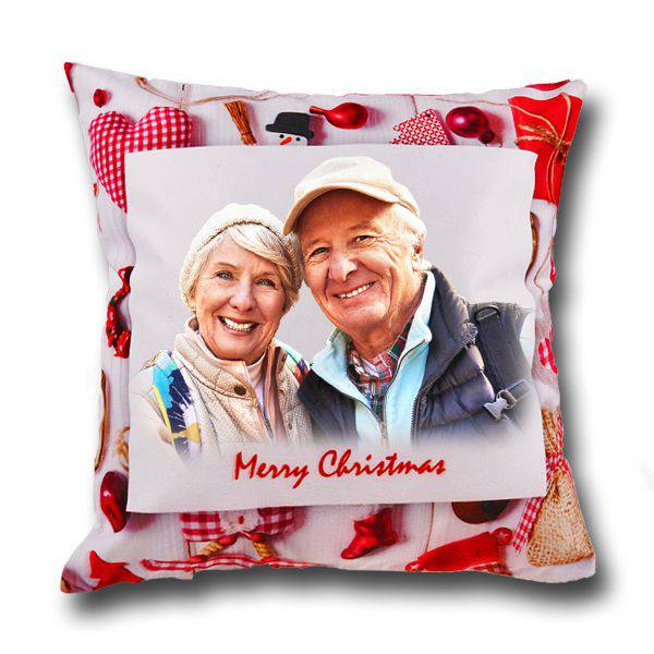 Poduszka ze zdjęciem-Merry Christmas